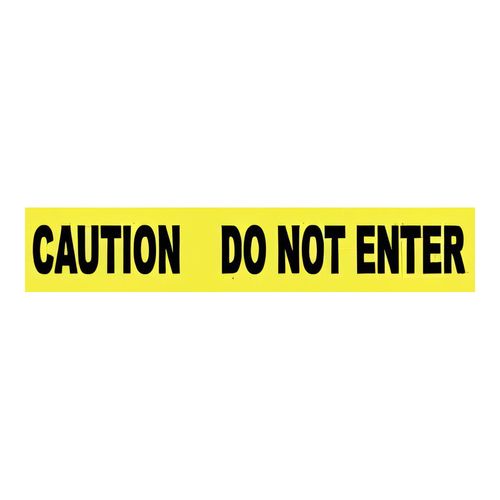 Main product image of 3" x 1,000' Polyethylene Caution Do Not Enter Barricade Tape (Yellow), PT9-2ML