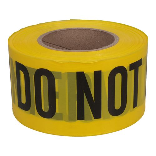 Main product image of 3" x 1,000' Polyethylene Caution Do Not Enter Barricade Tape (Yellow), PT9