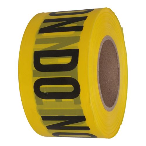 Main product image of 3" x 1,000' Polyethylene Caution Do Not Enter Barricade Tape (Yellow), PT9