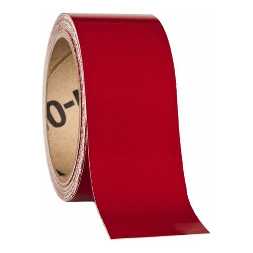 Main product image of 2" x 30' Reflective Vinyl Safety Marking Tape (Red), RPS2R