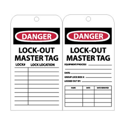 Main product image of 3" High Danger Unrippable Vinyl Accident Prevention Tag, RPT111