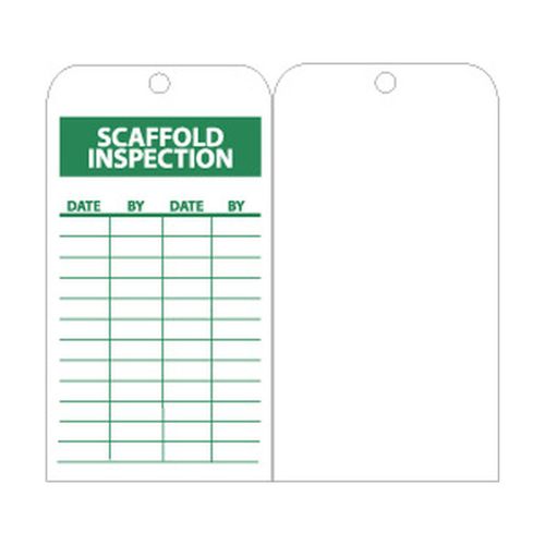 Main product image of 3" High Danger Unrippable Vinyl Inspection Tag, RPT167