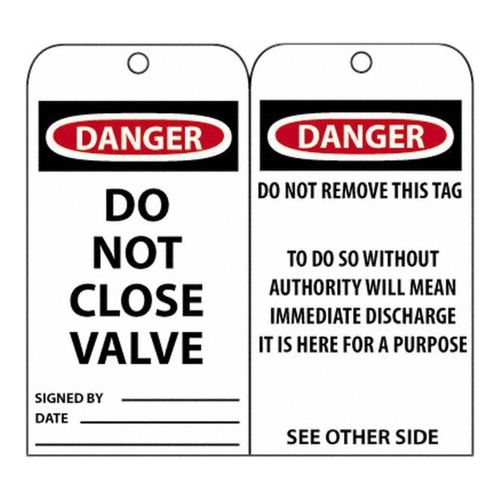 Main product image of 3" High Danger Unrippable Vinyl Accident Prevention Tag, RPT32