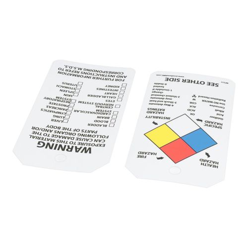 Main product image of 3" x 6" Warning Unrippable Vinyl Accident Prevention Tag, RPT77