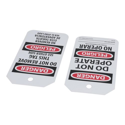Main product image of 3" High Danger Unrippable Vinyl Accident Prevention Tag, RPT90