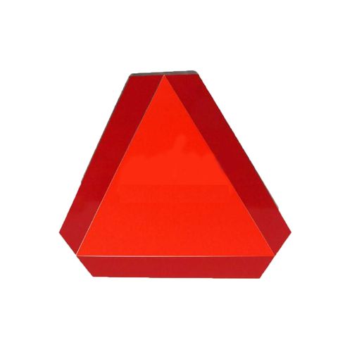 Main product image of 14" x 16" Slow Moving Vehicle Emblem Aluminum Construction Roadway Sign, SMV2