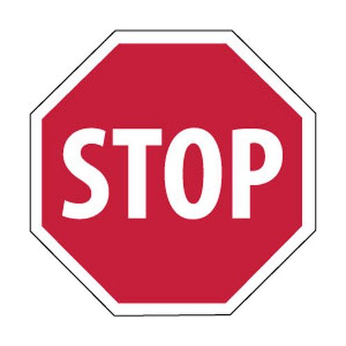 Main product image of 0.05" Thick Stop Wall-Mount Safety Sign, SS3R