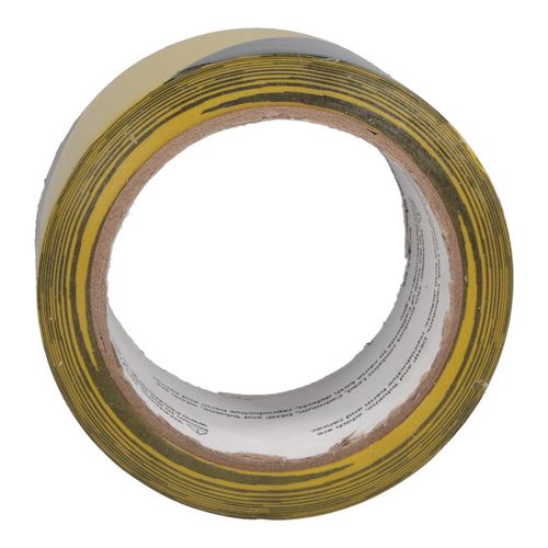 Main product image of 2" x 54' Striped Vinyl Hazardous Area Safety Marking Tape (Black & Yellow), T20218