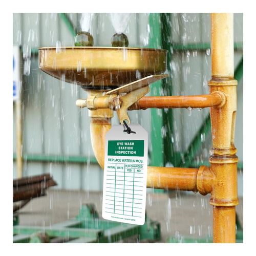 Main product image of 6-1/4" High Blank Synthetic Paper Inspection Tag, TAR709