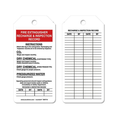 Main product image of 6-1/4" High Blank Synthetic Paper Inspection Tag, TAR710