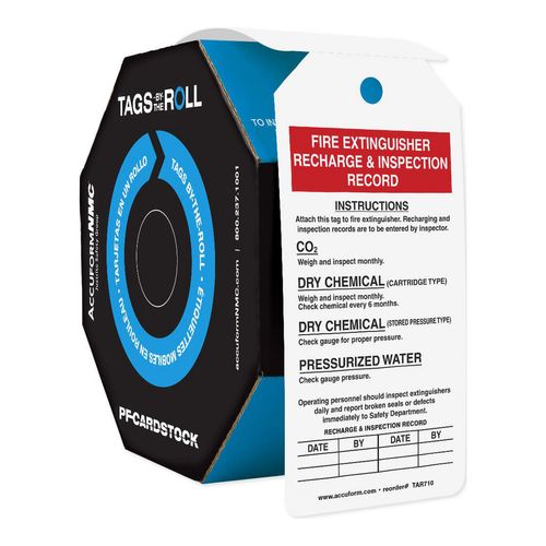 Main product image of 6-1/4" High Blank Synthetic Paper Inspection Tag, TAR710