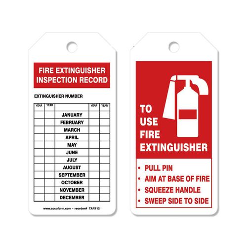 Main product image of 6-1/4" High Blank Synthetic Paper Inspection Tag, TAR712