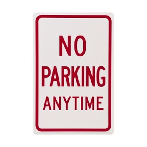 Main product image of 18" x 12" x 0.04" No Parking Anytime Sign, TM2G
