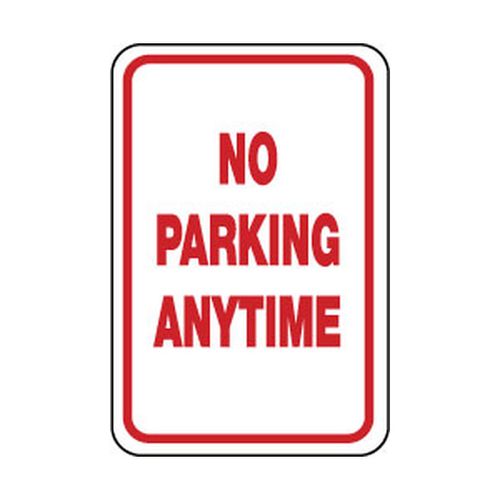 Main product image of 18" x 12" x 0.08" No Parking Anytime Sign, TM2J