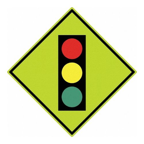 Main product image of 30" High Diamond Aluminum Traffic Control Sign, TM612DG