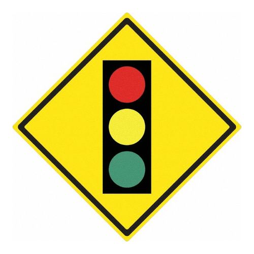 Main product image of 24" High Diamond Aluminum Traffic Control Sign, TM612K