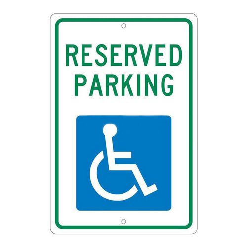 Main product image of 18" x 12" x 0.063" Reserved Parking Sign, TM87H