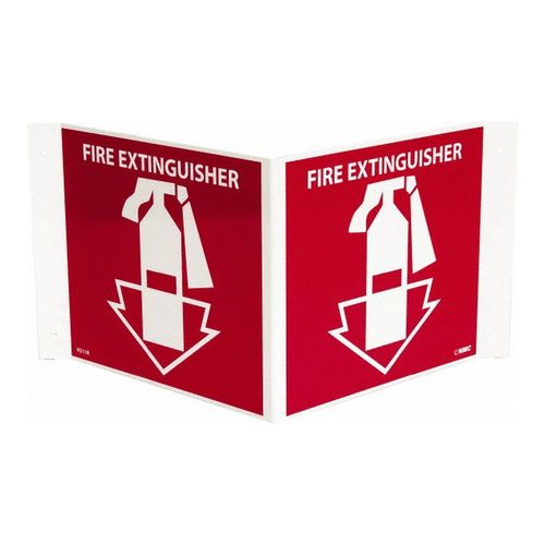 Main product image of 8" x 14-1/2" Fire Extinguisher Acrylic Fire Sign, VS11R