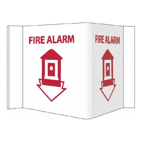 Main product image of 8" x 14-1/2" Fire Alarm Acrylic Fire Sign, VS13W