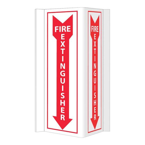 Main product image of 16" x 8-3/4" Fire Extinguisher Acrylic Fire Sign, VS42W