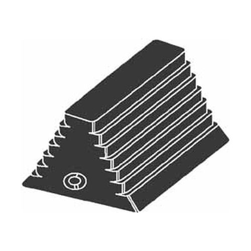 Main product image of 5-5/8" OAL OAL Rubber Wheel Chock, WCR2