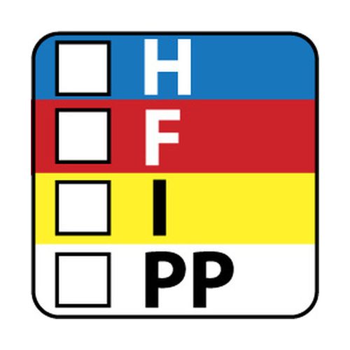 Main product image of 1" High Paper Hazardous Material Label, WML4
