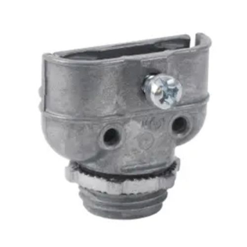 Main product image of 3/8" Duplex Straight Squeeze Flexible Metal Conduit, Armored or Metal Clad Cable Connector (Pack of 25)