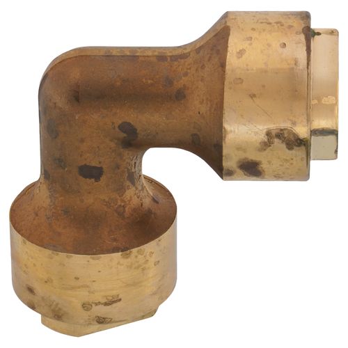 Main product image of 3/8" OD ACP Brass Push-Fit 90-Degree Elbow