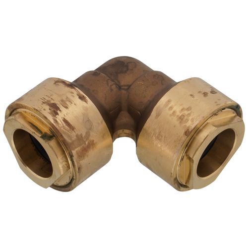 Main product image of 3/4" OD ACP Brass Push-Fit 90-Degree Elbow