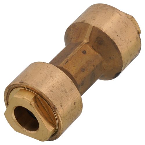 Main product image of 3/8" OD ACP Brass Push-Fit Coupling, Staked Stop