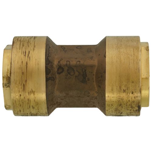 Main product image of 7/8" OD ACP Brass Push-Fit Coupling, Staked Stop