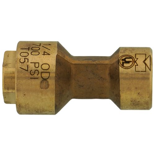 Main product image of 1/4" OD ACP Brass Push-Fit SAE Flare Adapter
