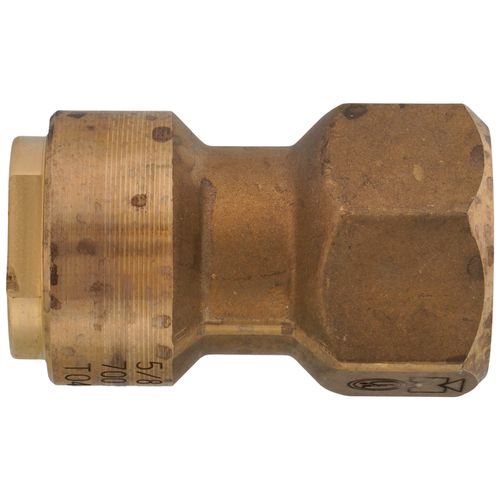 Main product image of 5/8" OD ACP Brass Push-Fit SAE Flare Adapter