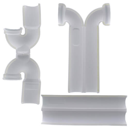 P-Trap and Straight Grid Drain Cover Kit