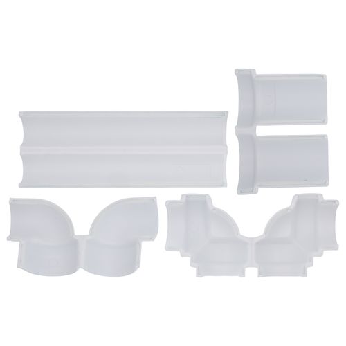 Main product image of Universal Plastic and Brass Offset Waste Arm Cover Kit