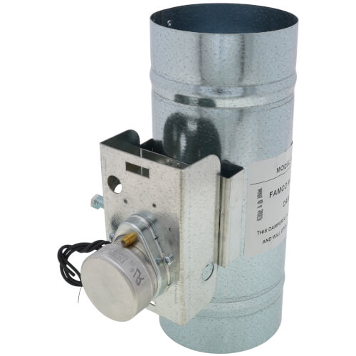 ADC4 Fantech ADC4 4" Normally Closed Shutoff Damper with Motor (24V)