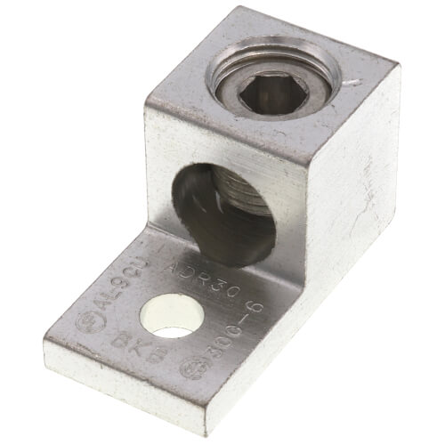 ALCUL Single-Conductor, One-Hole Mount, Socket Screw, 300 AWG-6 Str