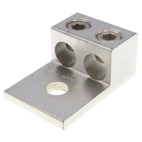 ALCUL Two-Conductor, One-Hole Mount, Socket Screw, 350 AWG-6 Str