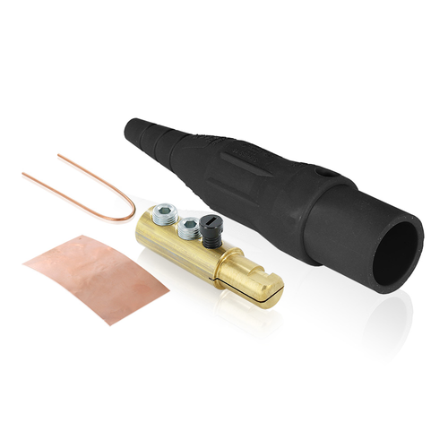 Main product image of 16 Series Plug, Male, 190A Max, 600V Double Set Screw Termination, #6-#2 Cable Range (Black)