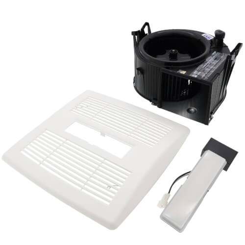 Main product image of Flex Series Fan Finish Pack w/ White Grille & LED Light (80 CFM, 1.5 Sones) (Pack of 4)