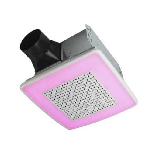 Main product image of Model AER110RGBL ChromaComfort Ventilation Fan w/ Multicolor LED Light (110 CFM)