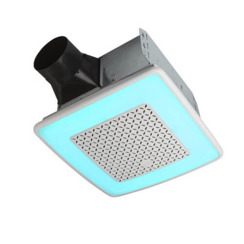 Main product image of Model AER110RGBL ChromaComfort Ventilation Fan w/ Multicolor LED Light (110 CFM)