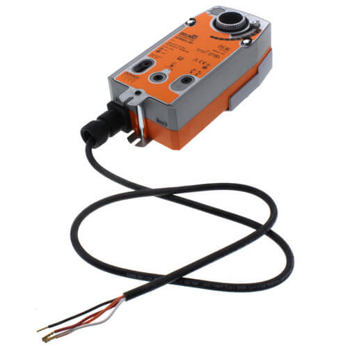 Spring Return Fail-Safe, Valve Actuator, 24 VAC/DC W/ Aux Switch, Modulating