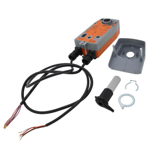 Modulating, Multi-Function Spring Return Motor Actuator w/ 2 SPDT Aux Switch, 24 VAC