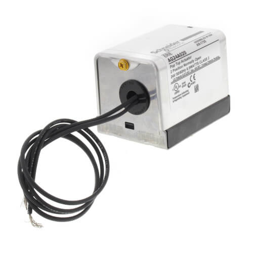 Main product image of 24V Normally Open High Temp PopTop Actuator w/ 18" Leads