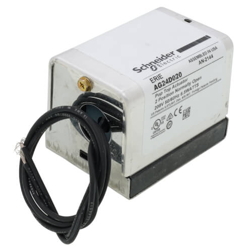 Main product image of 208V Normally Open High Temp PopTop Actuator w/ 18" Leads