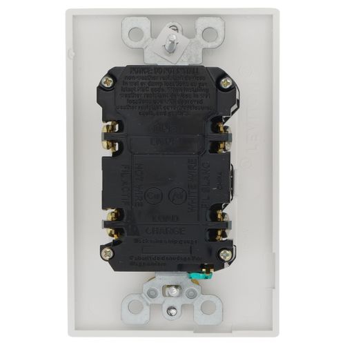 Main product image of SmartlockPro Tamper Resistant AFCI/GFCI Duplex Receptacle w/ Wall Plate  - White (125V)