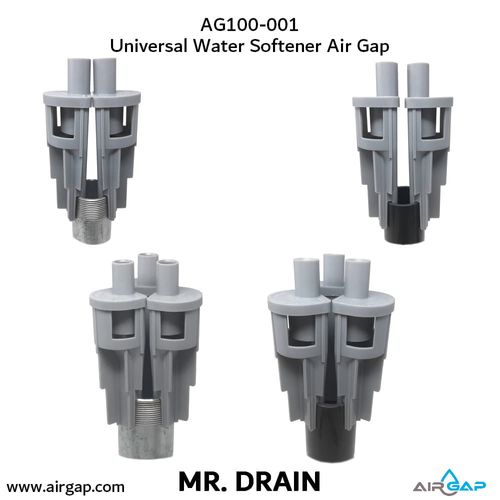 Main product image of Mr Drain Universal Air Gap for Water Softener and Filters w/ 1/2" OD or 5/8" ID Inlet