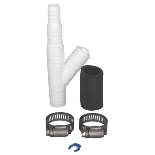 Main product image of Drain Line Adapter, 1/4" Push In Inlet for Reverse Osmosis Water Filter and 7/8" Inlet for Dishwasher