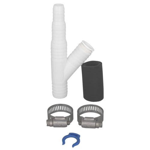Main product image of Drain Line Adapter, 1/2" Push In Inlet for Reverse Osmosis Water Filter and 7/8" Barb Insert Inlet for Dishwasher